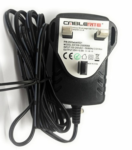 Charger cable for 25v 500ma - for,